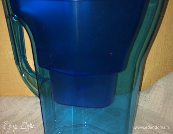 Воду для бульона используем, пропуская через фильтр BRITA.