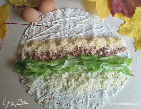 Выкладываем следующий ряд.