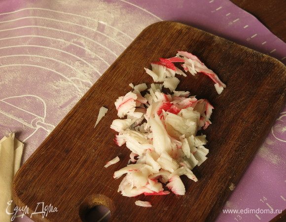 Нарезаем палочки.