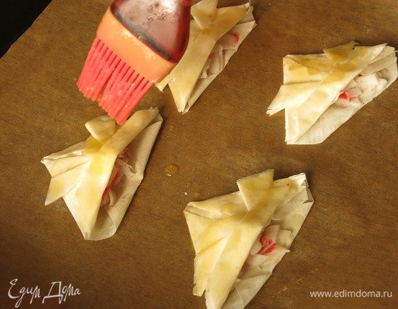 Смазываем маслом.