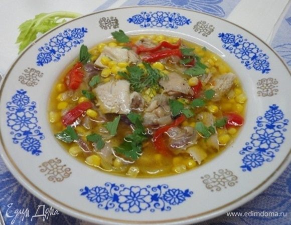 Подавать с зеленью.