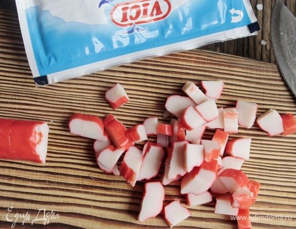 То же самое делаем с крабовыми палочками ТМ VICI.