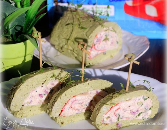 Нарезаем на кусочки, подаем к столу.