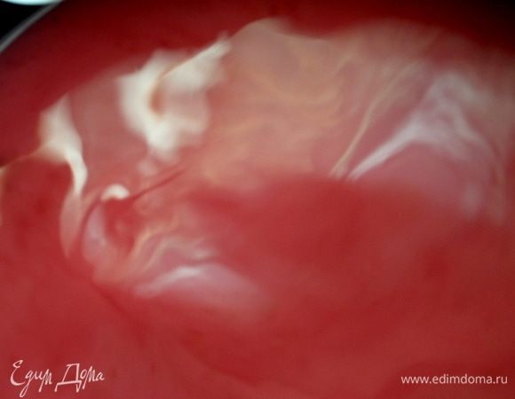 Когда кисель схватится, выключить.