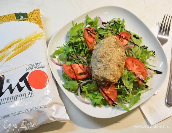 На гарнир подать легкий салат.