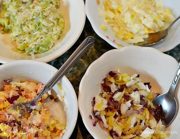 Четыре начинки готовы.