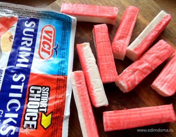 Крабовые палочки VICI очистить.