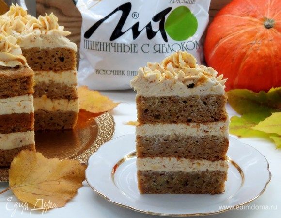 Разрезаем тортик на кусочки и наслаждаемся вкусом и пользой! 