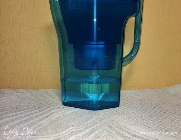 Воду используем пропущенную через фильтр BRITA.