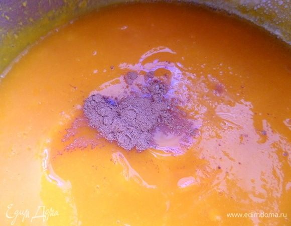 Добавить пряности и сахар, кто хочет, но у меня тыква сладкая.