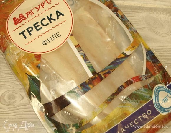 Треску ТМ «Магуро» разморозить, как указано на пачке производителя.