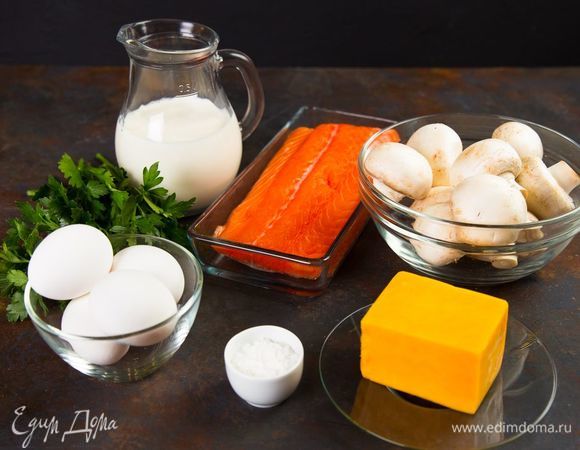 Для приготовления семги нам понадобятся следующие ингредиенты.