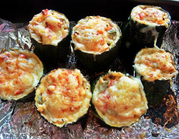 И зарумянить в духовке.