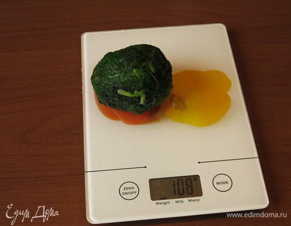 Всего получилось 108 г зелени.