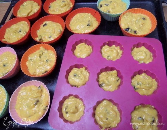 У меня все формы уместились на одном противне.