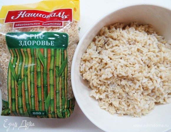 Так выглядит отваренный рис. 