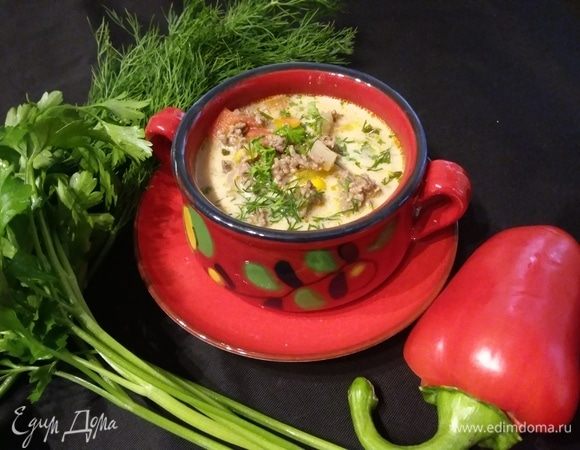 Вот какой необычный, но потрясающий суп вы подадите на стол. 