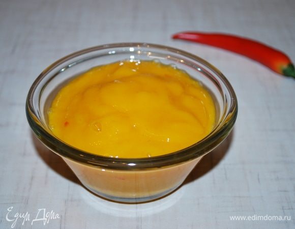 Даем соусу настояться в холодильнике в течении часа.