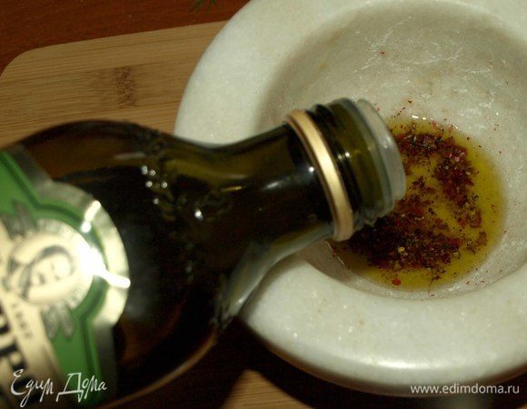 Добавить оливковое масло.