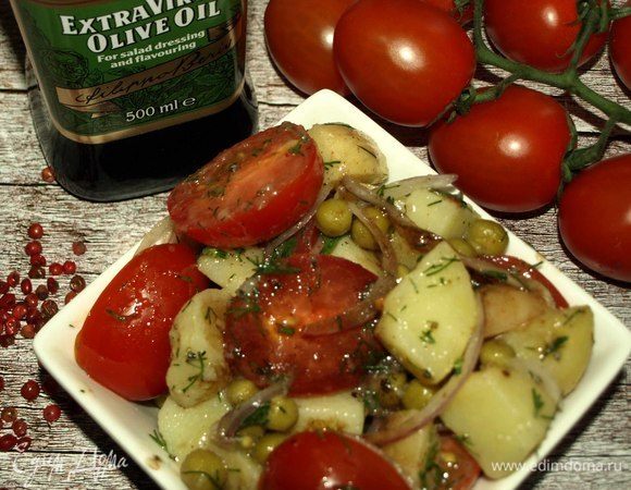 Добавить в салат бальзамический уксус (при желании).