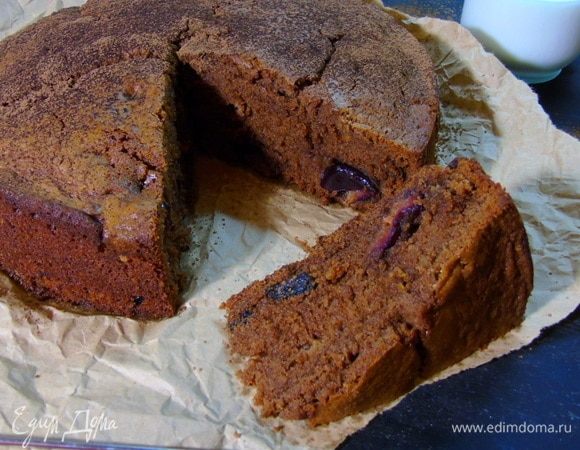 Даем остыть, присыпаем какао и подаем.