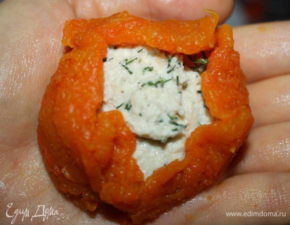 И формируем мандаринку. 