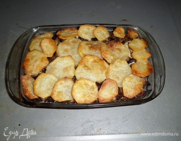 Запекаем 1 час при 180°С. За 10 минут до окончания времени запекания убираем фольгу.