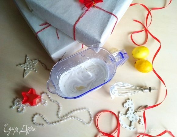 Вот такие взбитые белки получились у меня.