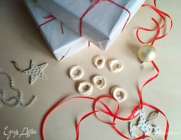 Вот мои колечки после сушки в духовке.