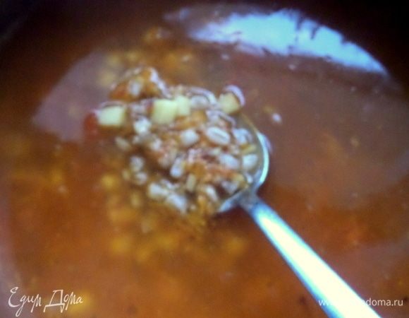 Варить до готовности картофеля или подольше.