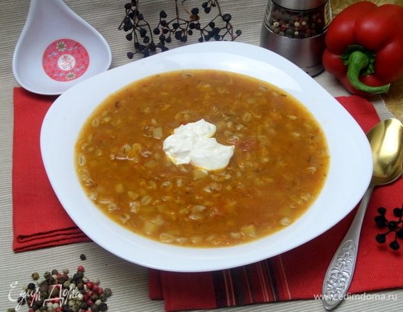 Предложить сметану по желанию.