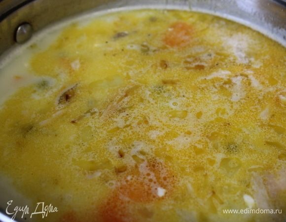 Через минуту, снять с огня.