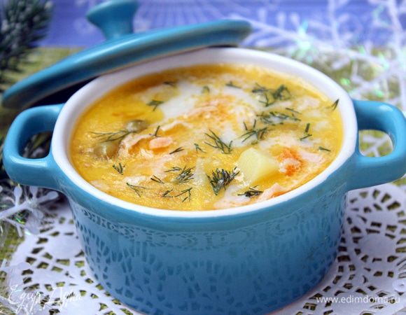 Перед подачей, добавить в тарелки с супом мелко нарезанный укроп.