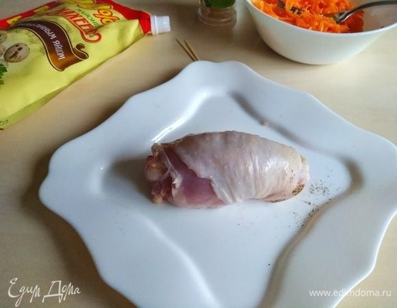 Получается вот такой рулетик.