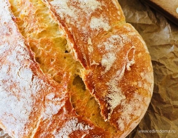 Готовый хлеб полностью остудить на решетке.