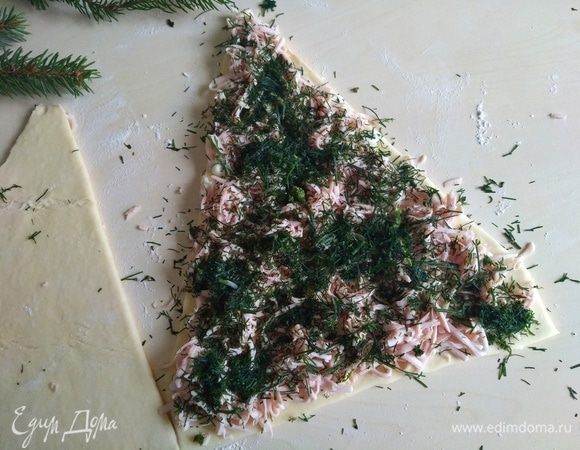 Затем укроп.