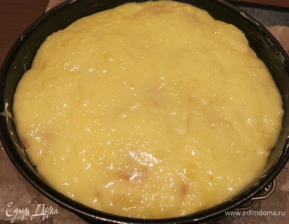 Заливаем кремом.