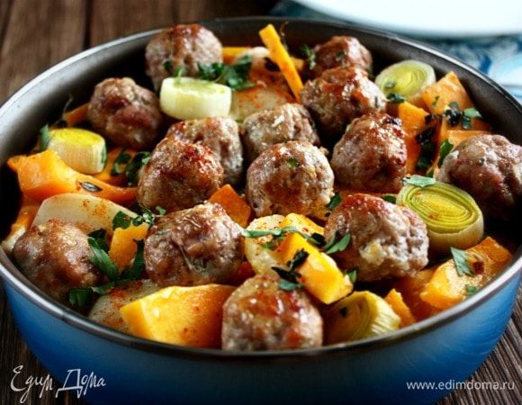 Можно приготовить и из половины указанных ингредиентов на 2 порции. Время приготовления в духовке такое же. Приятного аппетита!