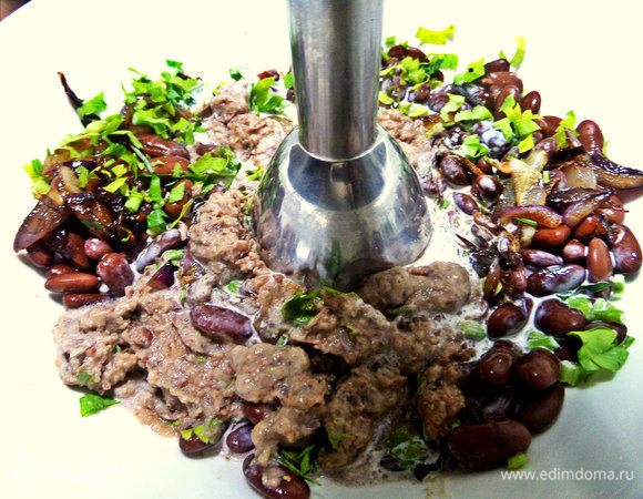 Осталось взбить блендером.