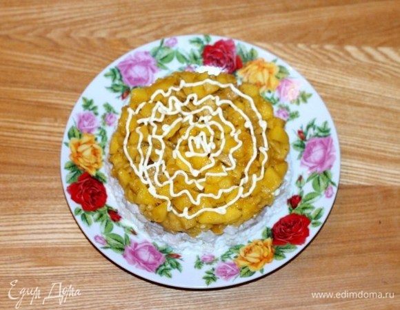 Манго + майонез.