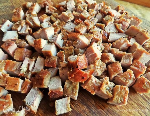 Потом на кубики.