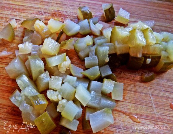 Затем на кубики.