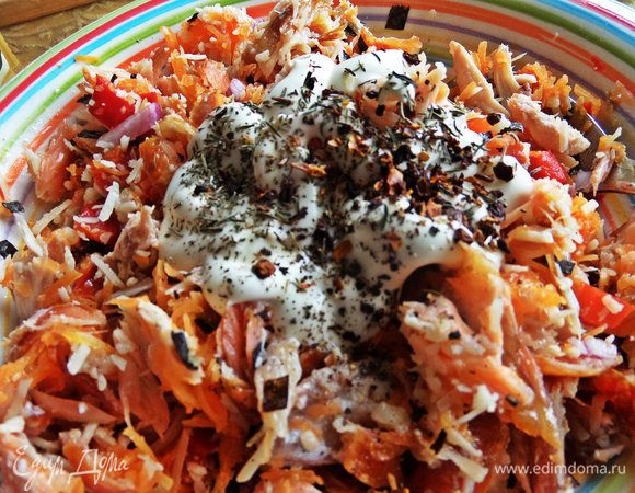 И томатные хлопья.