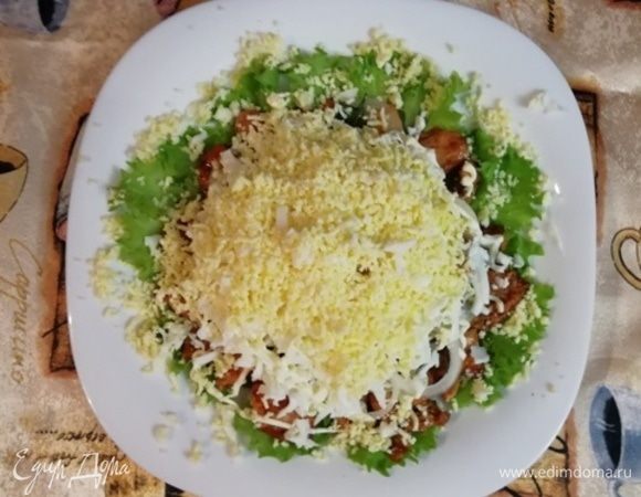 Желтки и сеточка из майонеза ТМ «Махеевъ».