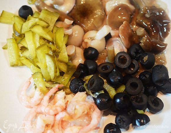 Вот наши подготовленные ингредиенты.