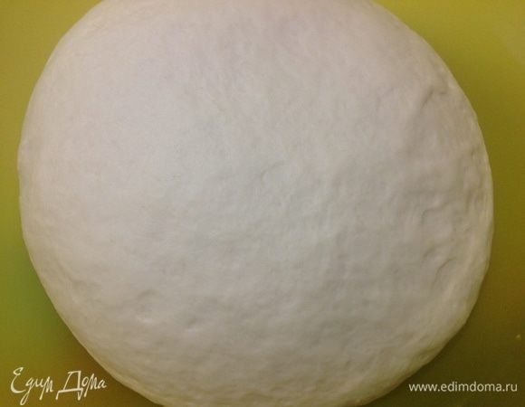 Время прошло и подошло наше тесто.