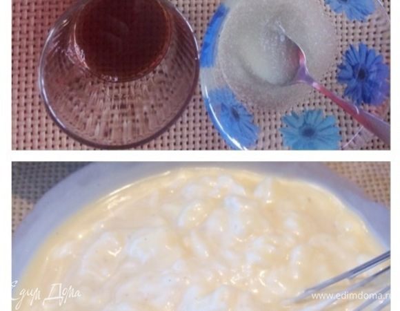 Крем Черный Лес:
Замочить желатин, распустить на водяной бане (не кипятить). В крем патисьер добавить распущенный желатин и кирш (у меня вишневая настойка), перемешать. 