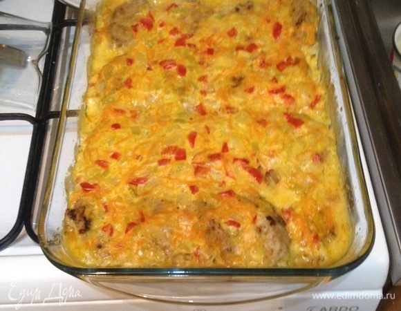 Готовить в духовке 35-40 мин.