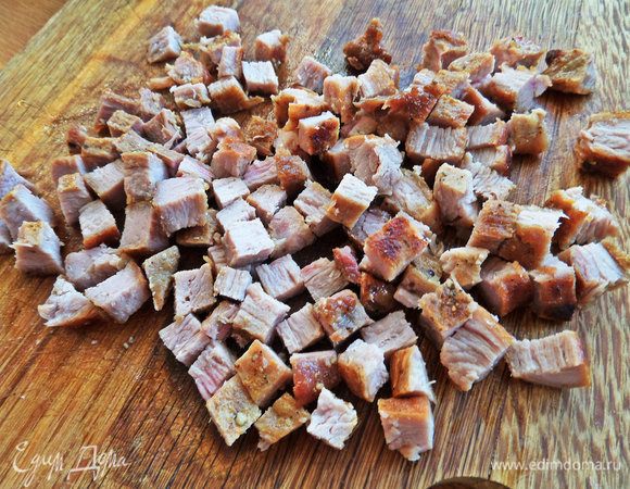 Затем на кубики.