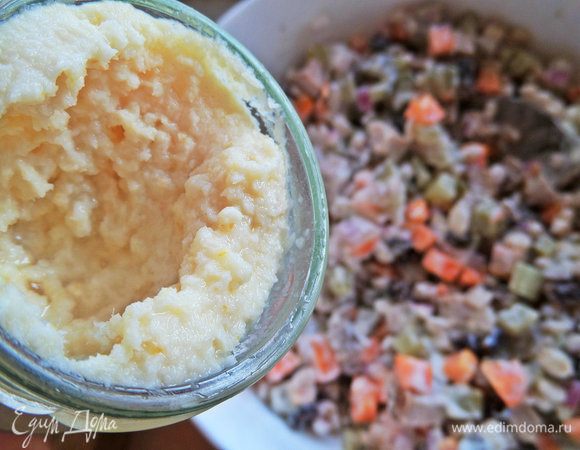 Для пикантности добавила немного хрена.